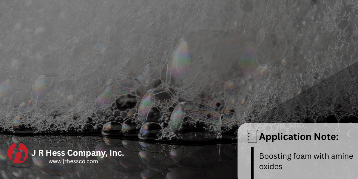 Foam Boosting with Amine Oxides